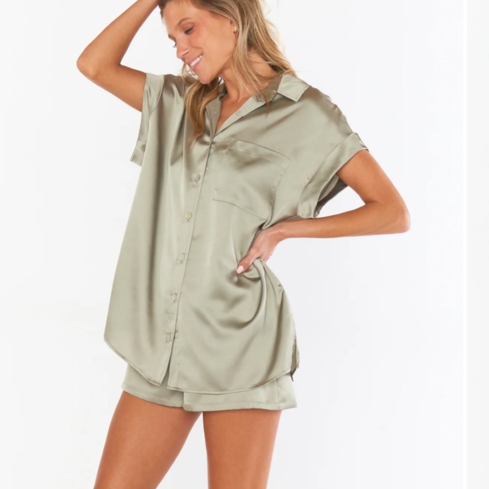 Show Me Your MuMu Pajamas in Moss Green